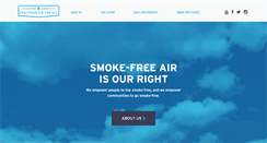 Desktop Screenshot of healthierairforall.org