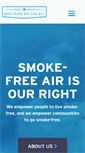 Mobile Screenshot of healthierairforall.org